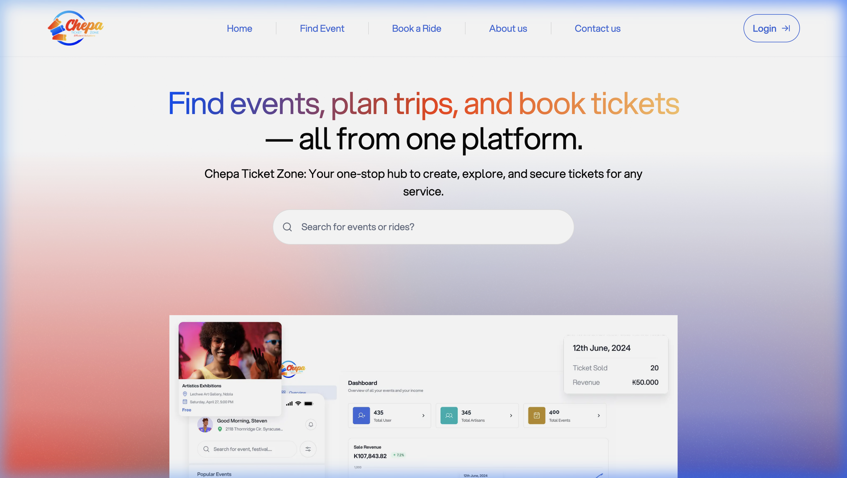 Chepaticket Platform Rebuild
